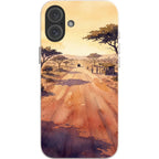 Laterite Road Golden Hour by Tobi Akinyemi — iPhone 16 Plus iPhone Bio-degradable Case — Finnaij