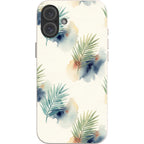 Palm Frond Breeze Pattern by Tobi Akinyemi — iPhone 16 Plus iPhone Bio-degradable Case — Finnaij