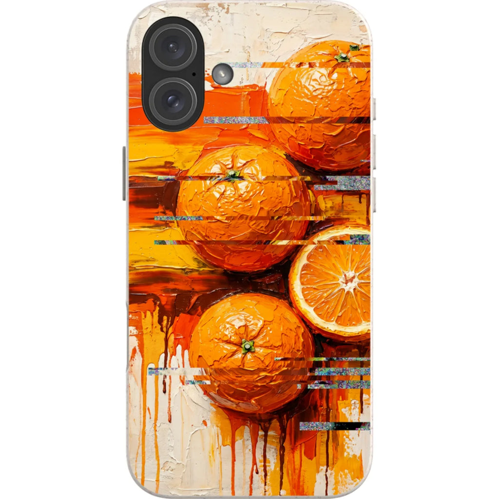 Oranges and Citrus Still Life by Frida Lövström — iPhone 16 Plus iPhone Bio-degradable Case — Finnaij