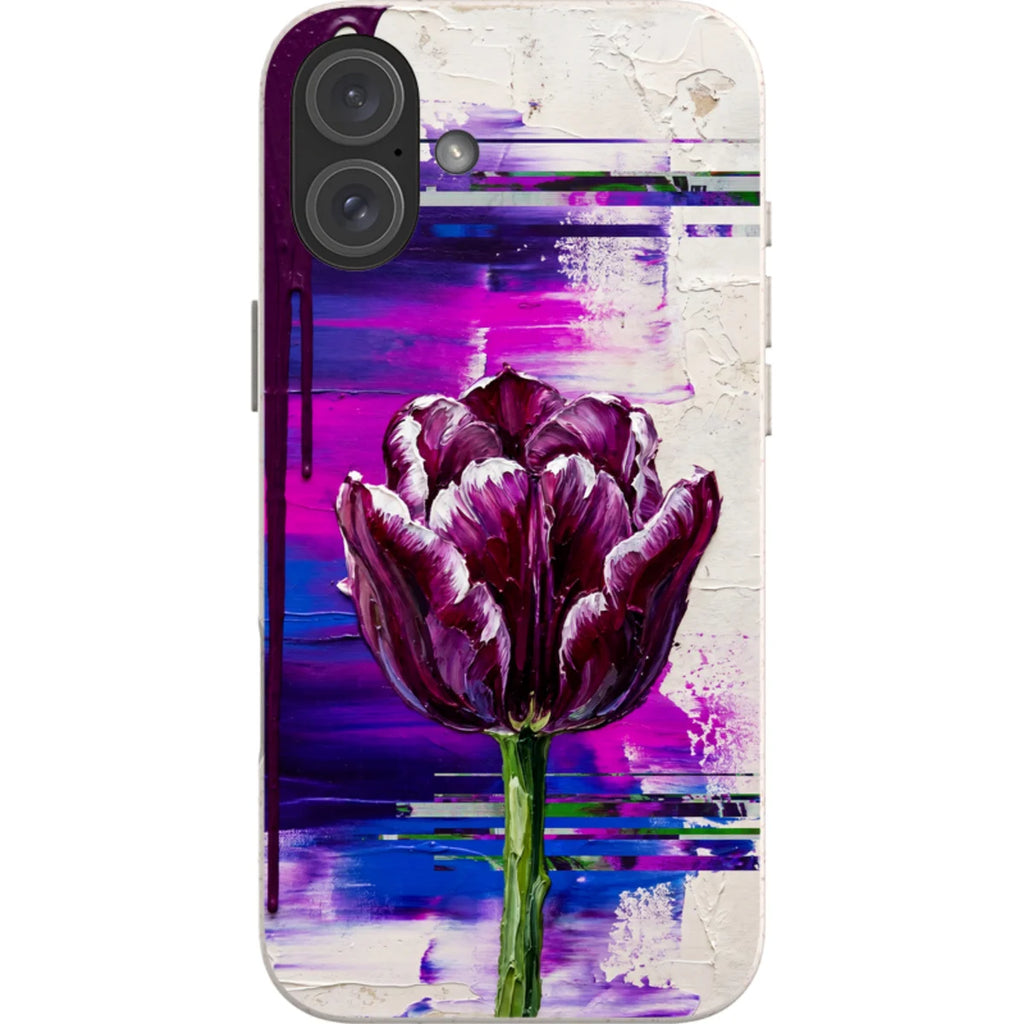 Single Dramatic Tulip by Frida Lövström — iPhone 16 Plus iPhone Bio-degradable Case — Finnaij