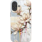 Magnolia Branches by Frida Lövström — iPhone 16 Plus iPhone Bio-degradable Case — Finnaij