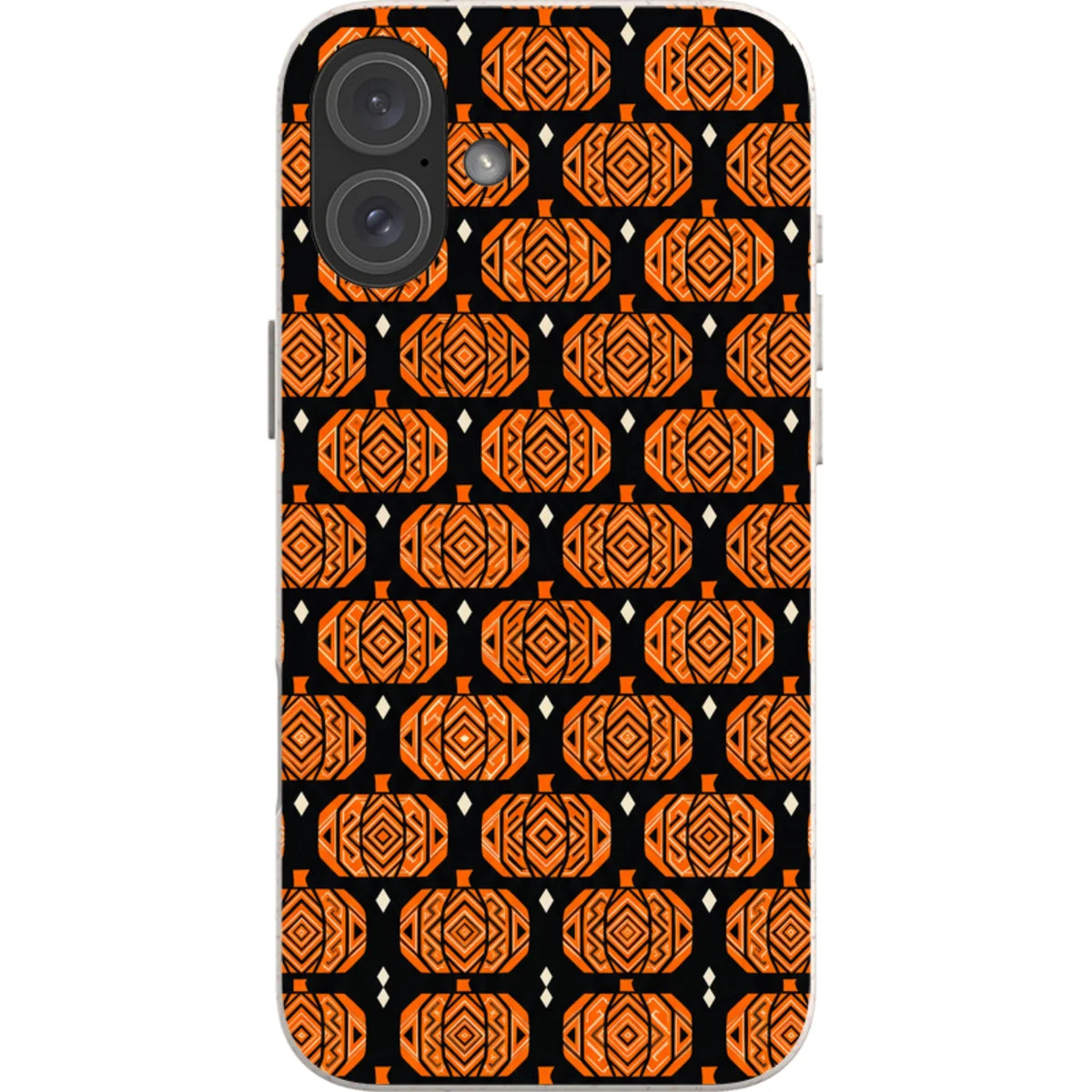 Pumpkin Runo — iPhone 16 Plus Bio-degradable Case — Finnaij