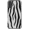 Zebra Groove — iPhone 16 Plus Clear Impact Case — Finnaij