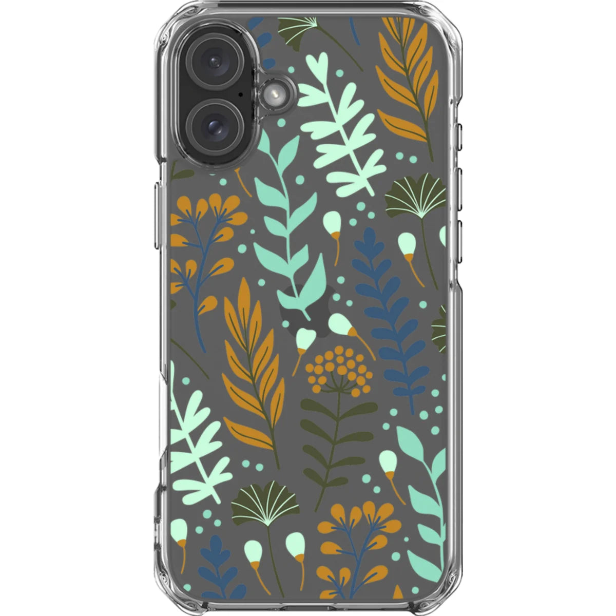 Wild Floral — iPhone 16 Plus Clear Impact Case — Finnaij