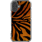 Stripes of the Wild — iPhone 16 Plus Magsafe Clear Impact Case — Finnaij