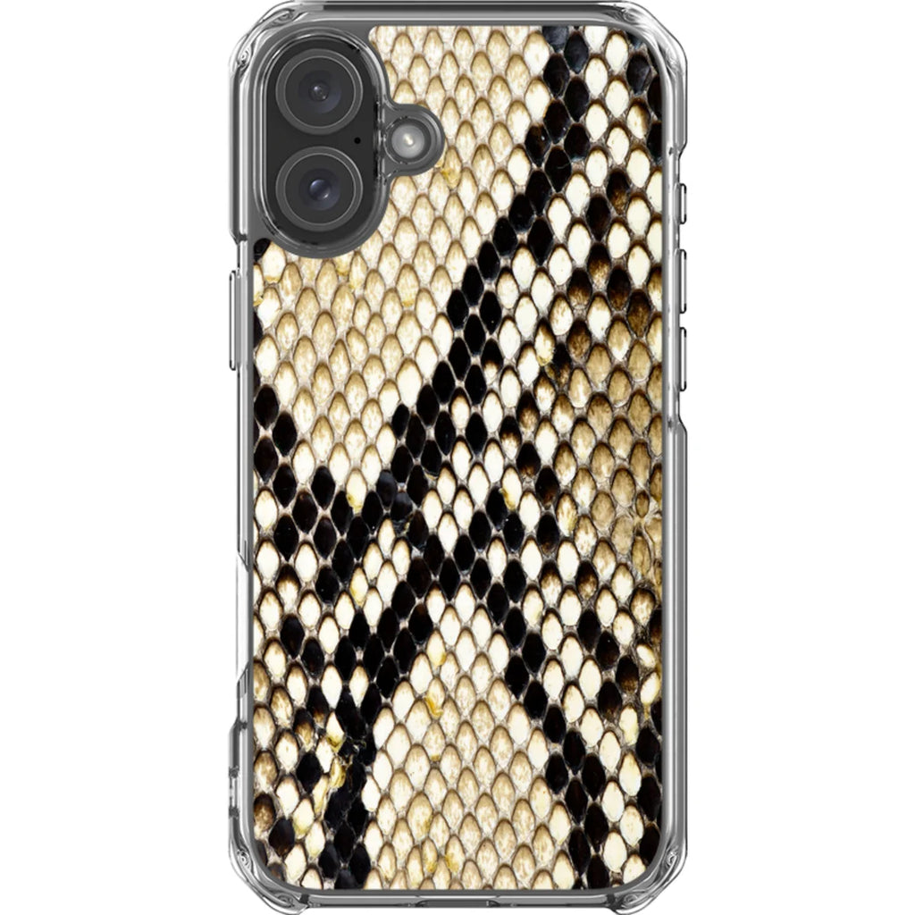 Serpent Chic — iPhone 16 Plus Magsafe Clear Impact Case — Finnaij