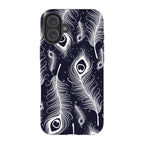 Feathers in Bloom — iPhone 16 Plus Magsafe Tough Case — Finnaij