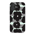 Bold Floral Black — iPhone 16 Plus Magsafe Tough Case — Finnaij