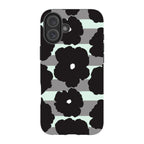 Bold Floral Black — iPhone 16 Plus Magsafe Tough Case — Finnaij