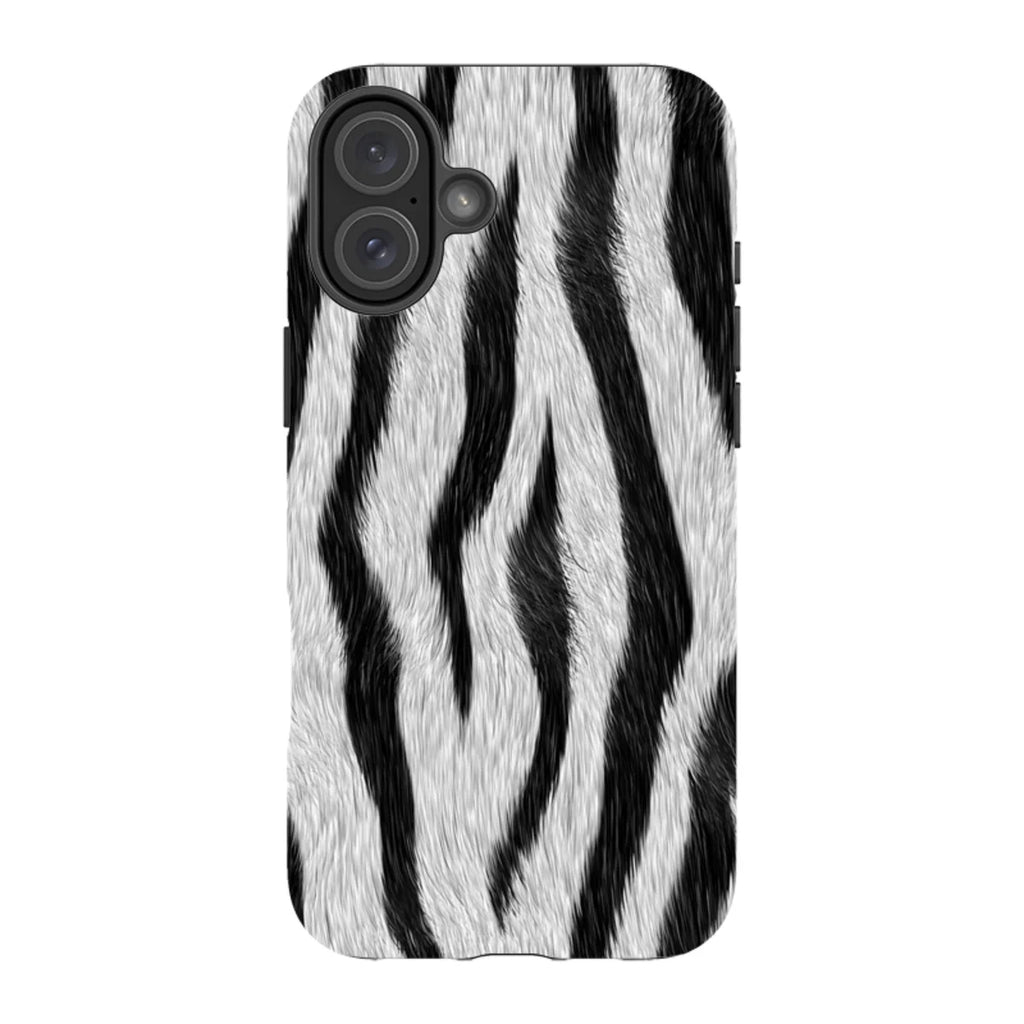 Zebra Groove — iPhone 16 Plus Magsafe Tough Case — Finnaij