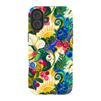 Berry Meadow Glow by Aino Kallio — iPhone 16 Plus Magsafe Tough Case — Finnaij