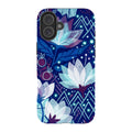 Frozen Lake Petals by Aino Kallio — iPhone 16 Plus Magsafe Tough Case — Finnaij