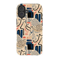 Sandstone Adire by Ada Okoye — iPhone 16 Plus MagSafe Tough Case — Finnaij