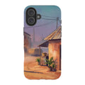 City Edge Quiet Street by Tobi Akinyemi — iPhone 16 Plus MagSafe Tough Case — Finnaij