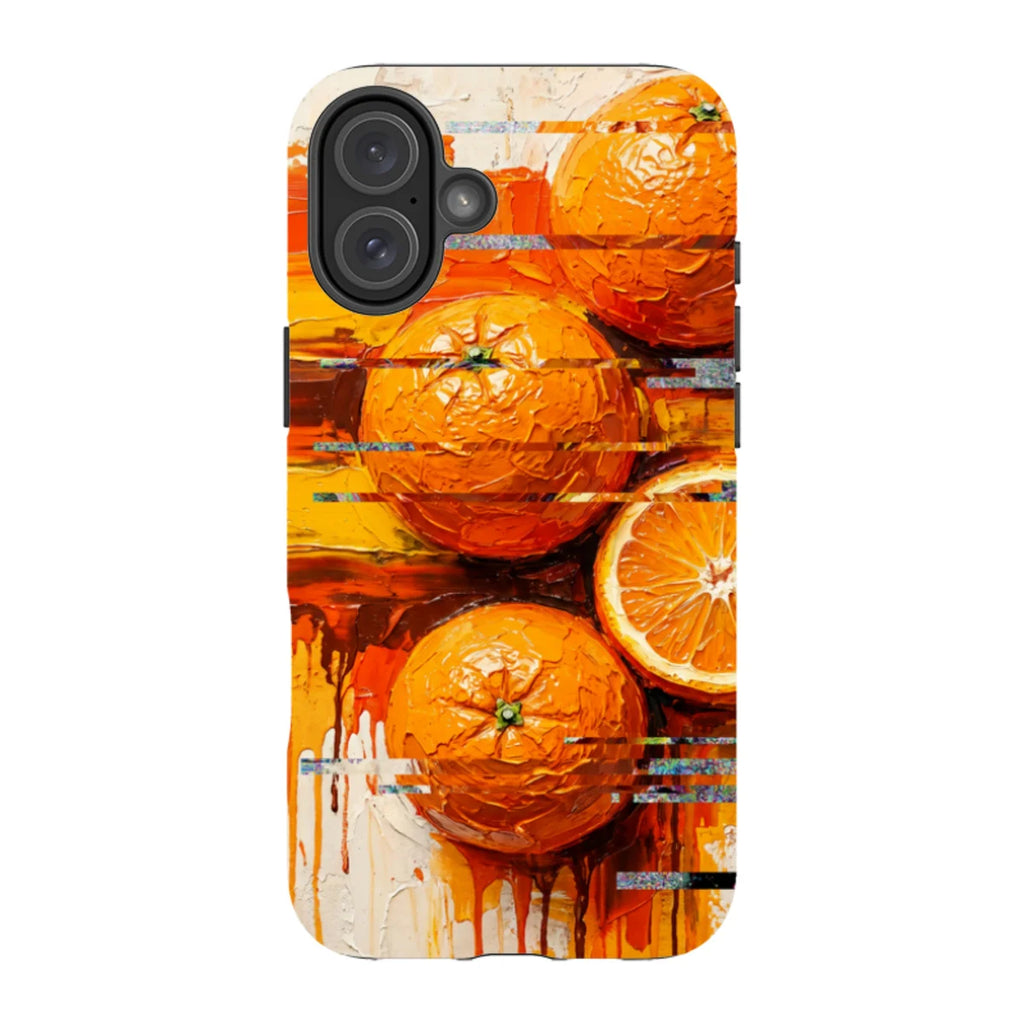 Oranges and Citrus Still Life by Frida Lövström — iPhone 16 Plus Magsafe Tough Case — Finnaij