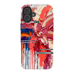 Abstract Florals by Frida Lövström — iPhone 16 Plus Magsafe Tough Case — Finnaij