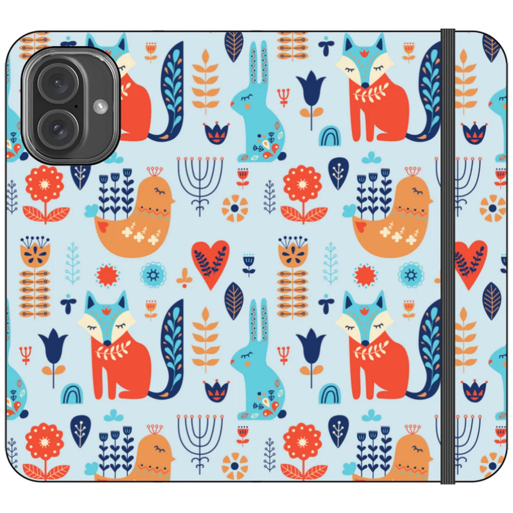 Nordic Ornament — iPhone 16 Plus Wallet Case — Finnaij