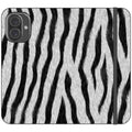 Zebra Groove — iPhone 16 Plus Wallet Case — Finnaij