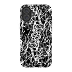Black-White Grunge — iPhone 16 Plus Tough Case — Finnaij