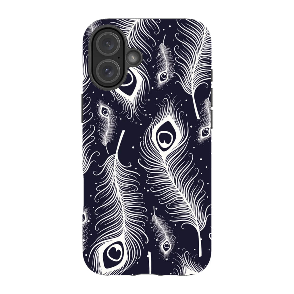 Feathers in Bloom — iPhone 16 Plus Tough Case — Finnaij
