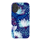 Frozen Lake Petals by Aino Kallio — iPhone 16 Plus Tough Case — Finnaij