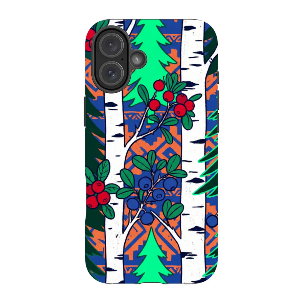 Nordic Forest by Aino Kallio — iPhone 16 Plus Tough Case — Finnaij