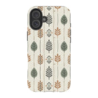 Birch and Linen Pattern by Elsi Vaarala — iPhone 16 Plus Tough Case — Finnaij