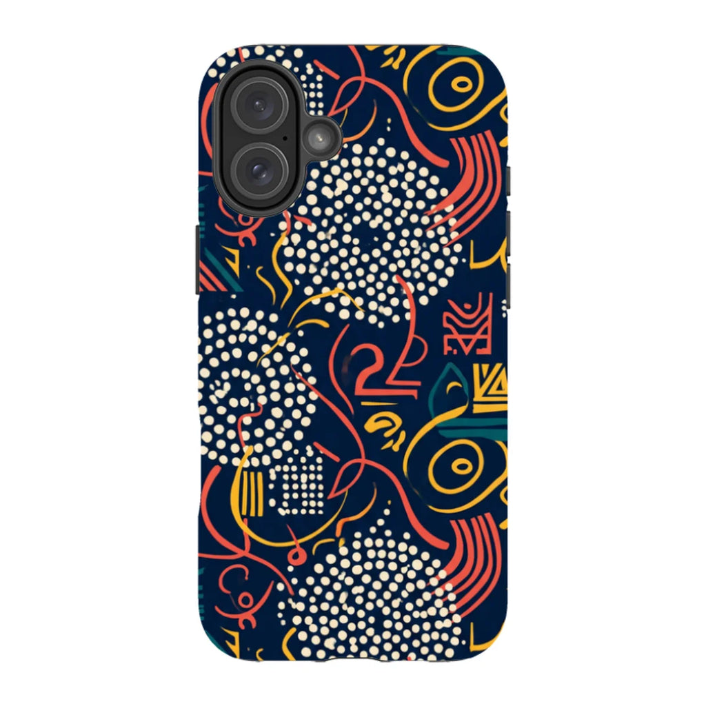 Adire Nightfall by Ada Okoye — Tough Case for iPhone — Finnaij