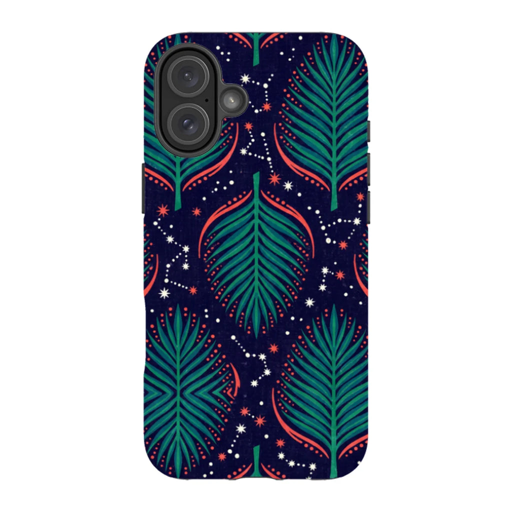 Palm Frond Constellations by Ada Okoye — iPhone 16 Plus Tough Case — Finnaij