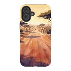 Laterite Road Golden Hour by Tobi Akinyemi — iPhone 16 Plus Tough Case — Finnaij
