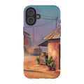City Edge Quiet Street by Tobi Akinyemi — iPhone 16 Plus Tough Case — Finnaij
