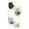 Palm Frond Breeze Pattern by Tobi Akinyemi — iPhone 16 Plus Tough Case — Finnaij