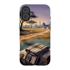 Aso-Oke Accent in the Landscape by Tobi Akinyemi — iPhone 16 Plus Tough Case — Finnaij