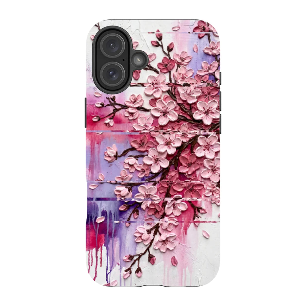 Cherry Blossoms by Frida Lövström — iPhone 16 Plus Tough Case — Finnaij