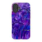 Iris Flowers by Frida Lövström — iPhone 16 Plus Tough Case — Finnaij