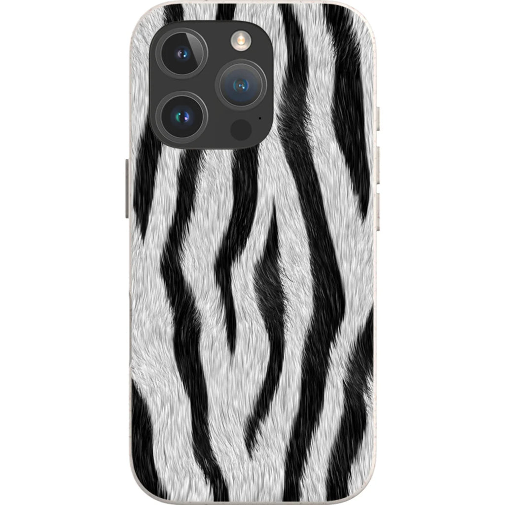 Zebra Groove — iPhone 16 Pro Max iPhone Bio-degradable Case — Finnaij