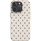 Monogram Natural — iPhone 16 Pro Max iPhone Bio-degradable Case — Finnaij