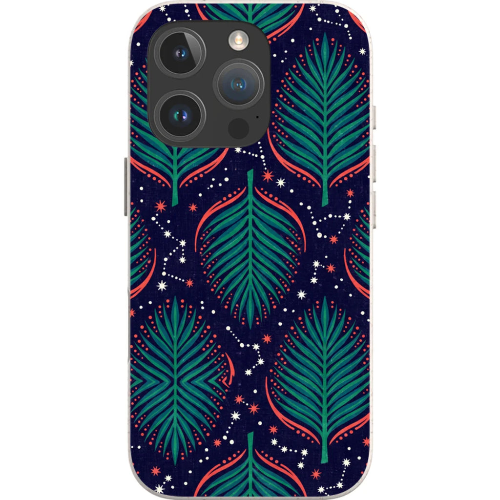 Palm Frond Constellations by Ada Okoye — iPhone 16 Pro Max iPhone Bio-degradable Case — Finnaij