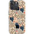 Sandstone Adire by Ada Okoye — iPhone 16 Pro Max iPhone Bio-degradable Case — Finnaij