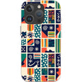 Coastal Indigo Tiles by Ada Okoye — iPhone 16 Pro Max iPhone Bio-degradable Case — Finnaij