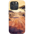 Laterite Road Golden Hour by Tobi Akinyemi — iPhone 16 Pro Max iPhone Bio-degradable Case — Finnaij