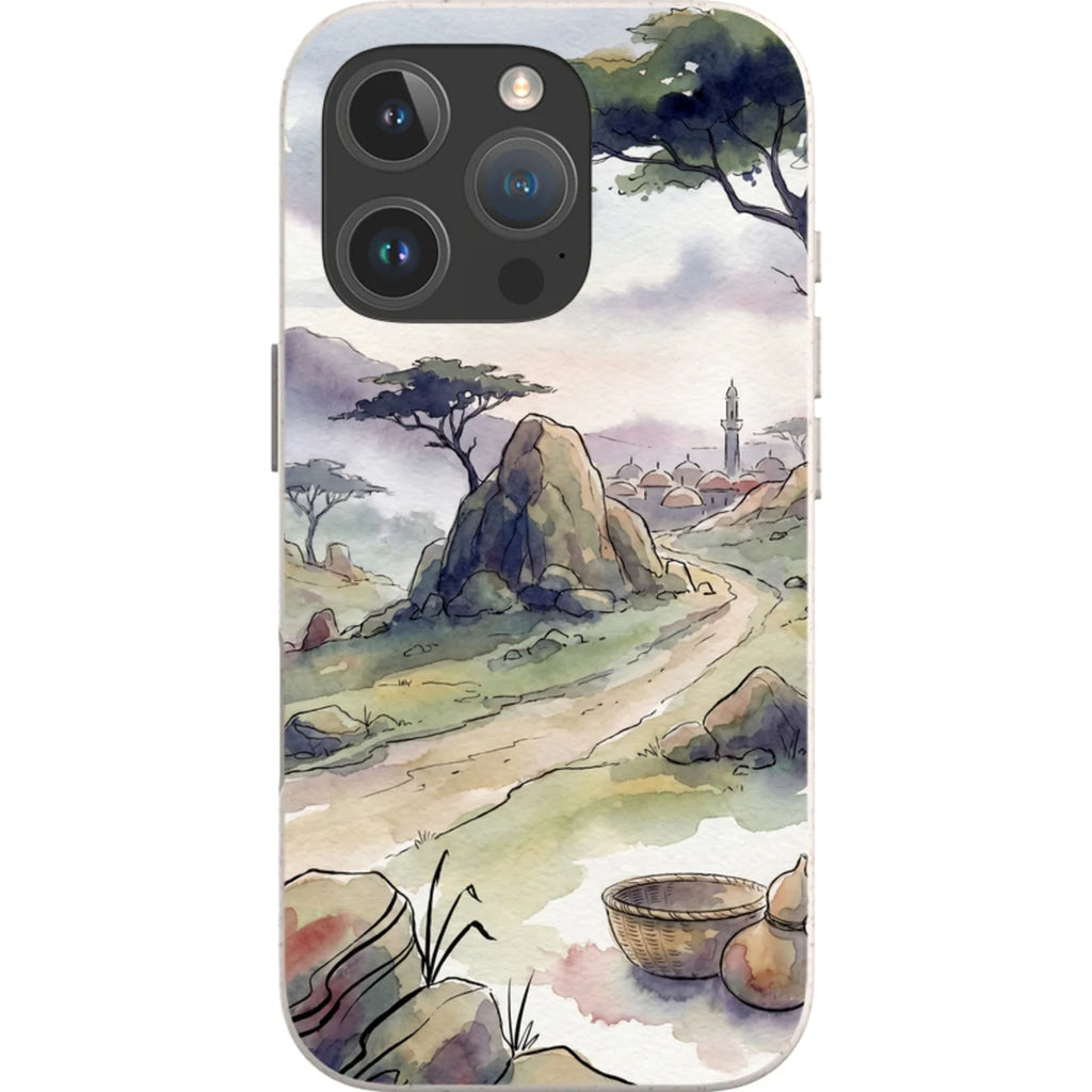 Jos Plateau Cool Light by Tobi Akinyemi — iPhone 16 Pro Max iPhone Bio-degradable Case — Finnaij