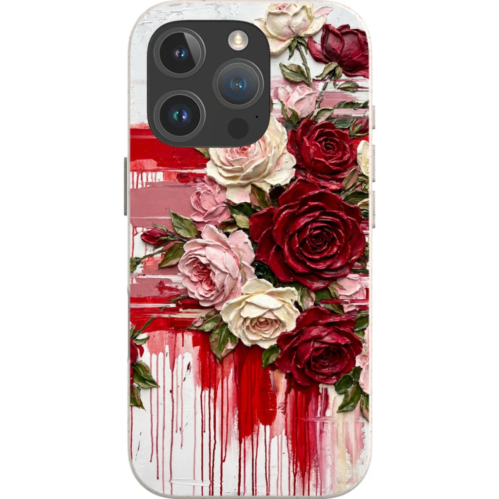 Roses by Frida Lövström — iPhone 16 Pro Max iPhone Bio-degradable Case — Finnaij