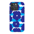 Bold Floral Blue — iPhone 16 Pro Max Magsafe Tough Case — Finnaij