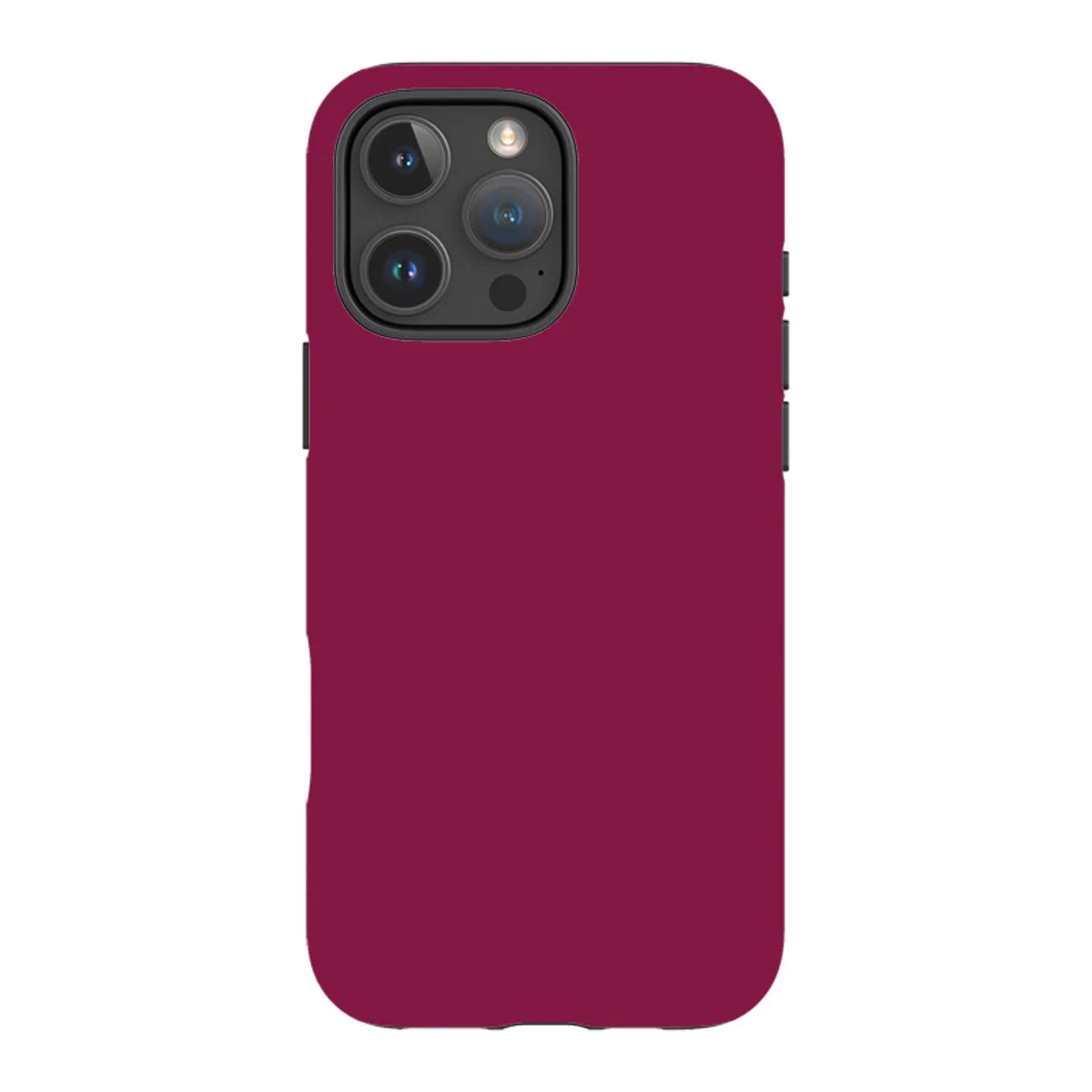 Simple Range Burgundy Orchid — iPhone 16 Pro Max MagSafe Tough Case — Finnaij