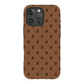 Monogram Chocolate Lover — iPhone 16 Pro Max Magsafe Tough Case — Finnaij