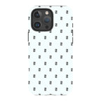 Monogram Snow — iPhone 16 Pro Max Magsafe Tough Case — Finnaij