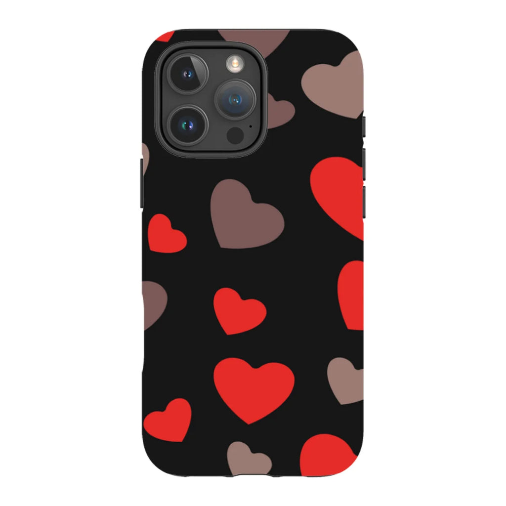 Red Hearts — iPhone 16 Pro Max Magsafe Tough Case — Finnaij