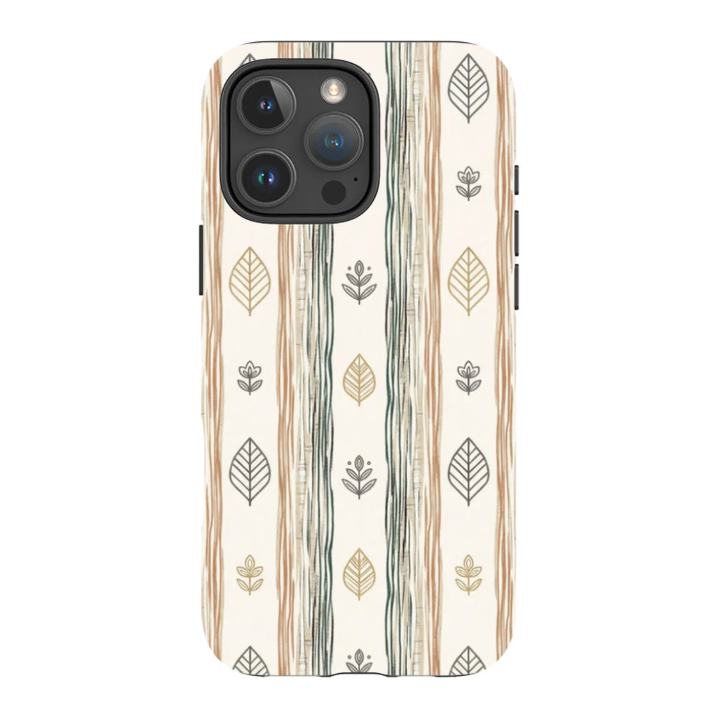 Birch Linen Harmony by Elsi Vaarala — iPhone 16 Pro Max Magsafe Tough Case — Finnaij