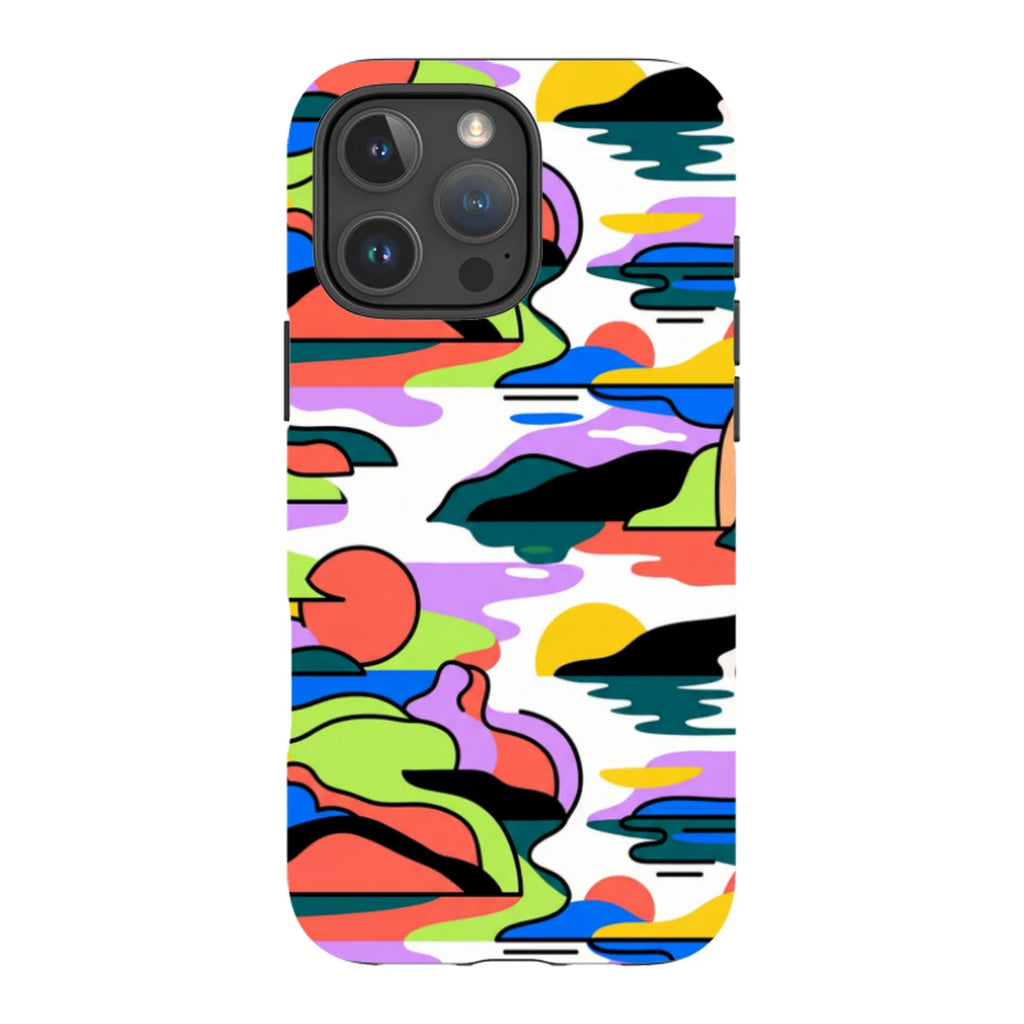 Archipelago Color Motion by Salla Niemi — iPhone 16 Pro Max Magsafe Tough Case — Finnaij
